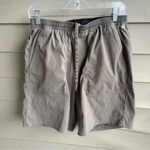 Lululemon Bowline Shorts Mens L Brown Drawstring Waist 8" Casual Gym Athleisure